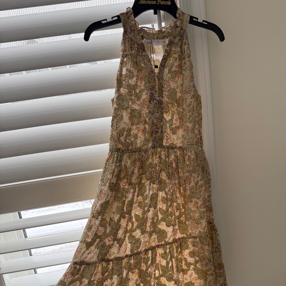 Girls Floral Printed Dress